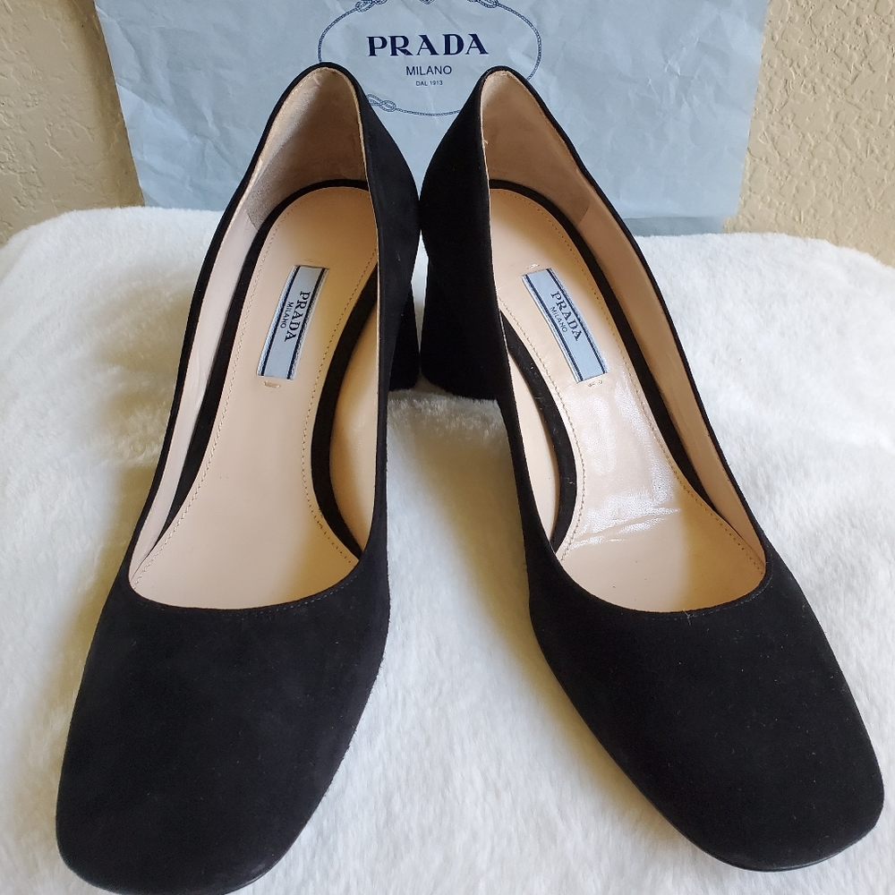 Prada Suede Pumps